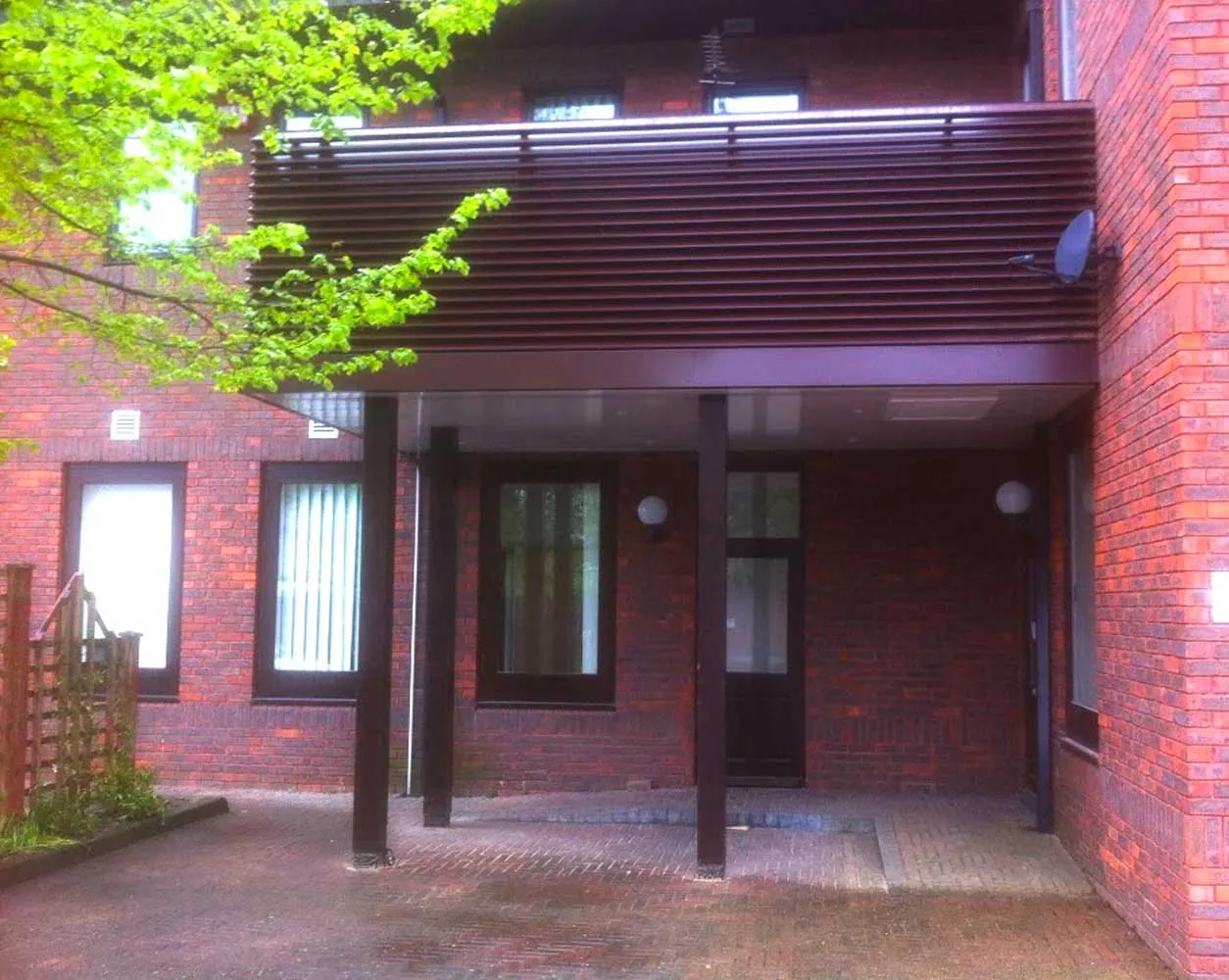 Entrance Canopy all part of an Office Refurbishment package