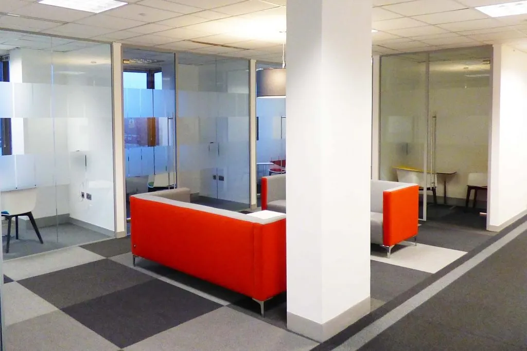 Kantar, Hanger Lane, London W5. Glass Partitioning forming Meeting Rooms